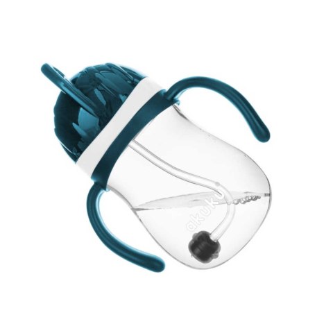 AKUKU A0166 Bidon ze słomką z odważnikiem blue/grey AKUKU A0166 Bidon ze słomką z odważnikiem blue/grey