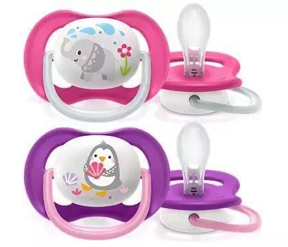 AVENT SCF080/12 Smoczek Ultra Air 6-18m pingwin żółw AVENT SCF080/12 Smoczek Ultra Air 6-18m pingwin żółw