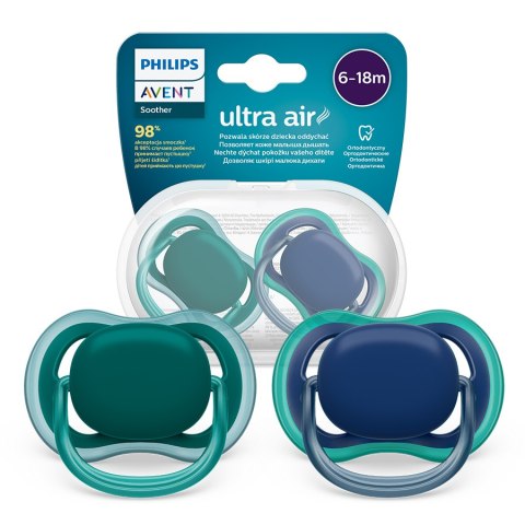 AVENT SCF085/31 Smoczek Ultra Air 6-18m granat/zieleń AVENT SCF085/31 Smoczek Ultra Air 6-18m granat/zieleń