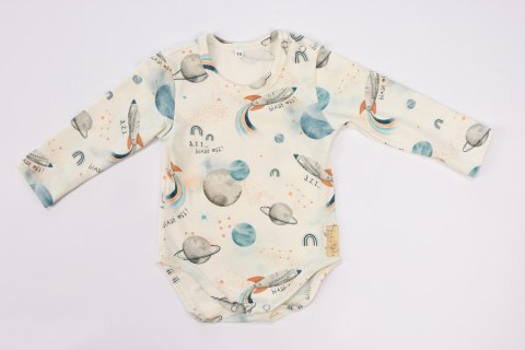 BABY 01198 Body niemowlęce dł rękaw Kosmos Ecru 68/74* BABY 01198 Body niemowlęce dł rękaw Kosmos Ecru 68/74*