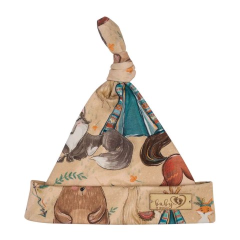 BABY 01265 Czapka niemowlęca Smerfetka Boho Boy 7-12m BABY 01265 Czapka niemowlęca Smerfetka Boho Boy 7-12m