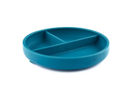 BABY 01297 Talerz silikonowy z podziałką Ocean Blue BABY 01297 Talerz silikonowy z podziałką Ocean Blue