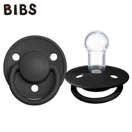 BIBS 1010210 Smoczek uspokajający DE LUX ONE SIZE BLACK