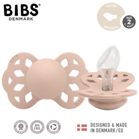 BIBS 422244 Smoczek uspokajający INFINITY ANATOMICAL BLUSH M BIBS 422244 Smoczek uspokajający INFINITY ANATOMICAL BLUSH M
