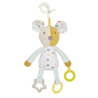 CANPOL 77/201 Pluszowa przytulanka dla niemowląt z gryzakami Mouse