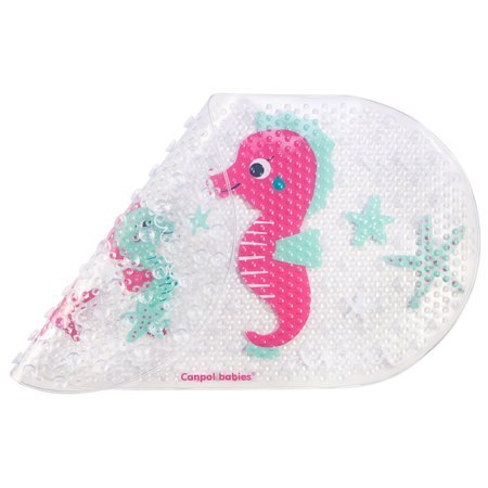 CANPOL 80/002 Mata kąpielowa Love&Sea różowa Seahorse CANPOL 80/002 Mata kąpielowa Love&Sea różowa Seahorse