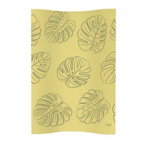 CEBA 104-000-672 Przewijak miękki profilowany krótki Cosy 48x70 Monstera Mustard* CEBA 104-000-672 Przewijak miękki profilowany krótki Cosy 48x70 Monstera Mustard*