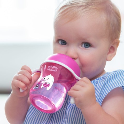 CHICCO 00006921100000 Kubek niekapek z ustnikiem 6m+ girl CHICCO 00006921100000 Kubek niekapek z ustnikiem 6m+ girl