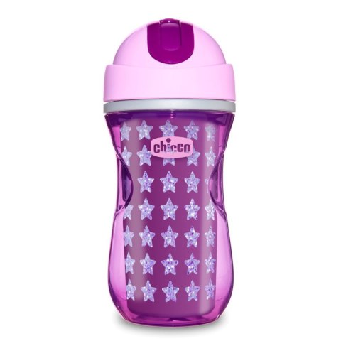 CHICCO 00006991100000 Kubek termiczny ze słomką do nauki picia 14m+ girl CHICCO 00006991100000 Kubek termiczny ze słomką do nauki picia 14m+ girl
