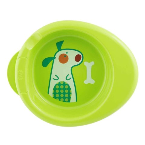 CHICCO 00016000300000 Talerz podgrzewany 2W1 zielony 6m+ CHICCO 00016000300000 Talerz podgrzewany 2W1 zielony 6m+