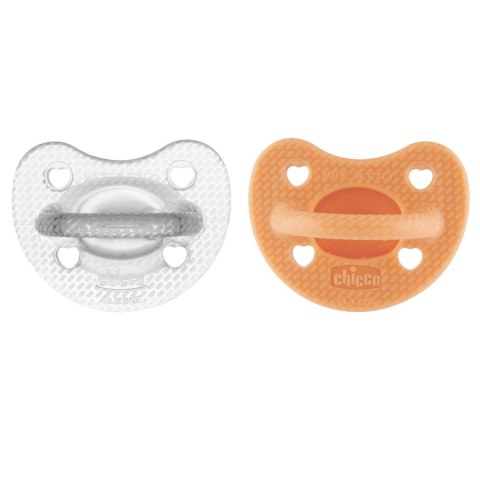 CHICCO 00073033310000 Smoczek PHYSIOFORMA LUXE 6-16M pamarańczowy 2szt. CHICCO 00073033310000 Smoczek PHYSIOFORMA LUXE 6-16M pamarańczowy 2szt.