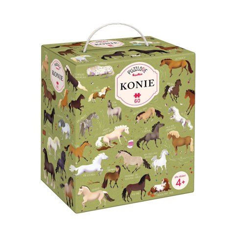 CzuCzu 7093573 Puzzle Konie 4+ 60el. CzuCzu 7093573 Puzzle Konie 4+ 60el.