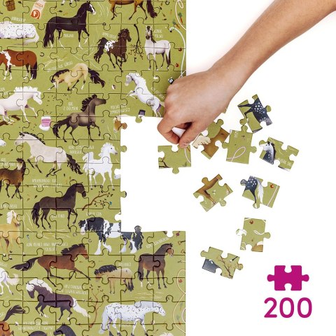 CzuCzu 7093574 Puzzle konie 7+ 200el. CzuCzu 7093574 Puzzle konie 7+ 200el.