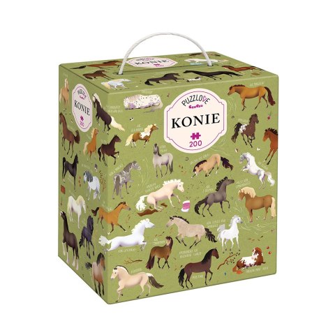CzuCzu 7093574 Puzzle konie 7+ 200el. CzuCzu 7093574 Puzzle konie 7+ 200el.