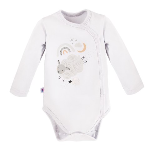 EWA 728234 MELLOW Body dł. rozpinane biały 50 EWA 728234 MELLOW Body dł. rozpinane biały 50
