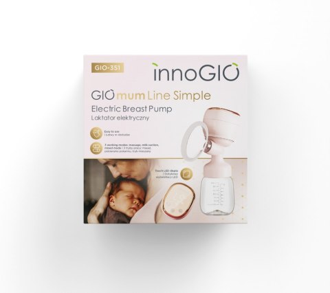 INNOGIO GIO-351 GIOmum Line Simple Laktator elektryczny INNOGIO GIO-351 GIOmum Line Simple Laktator elektryczny