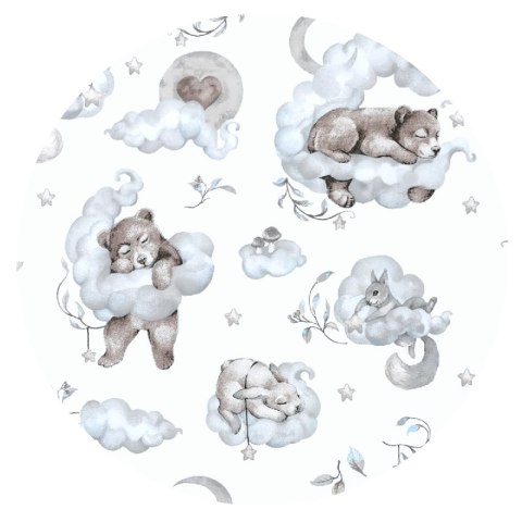 KIECZMERSKI Pościel C-2 BAWEŁNA KOLEKCJA 135x100 cm wzór LULU NATURAL WYPRZEDAŻ