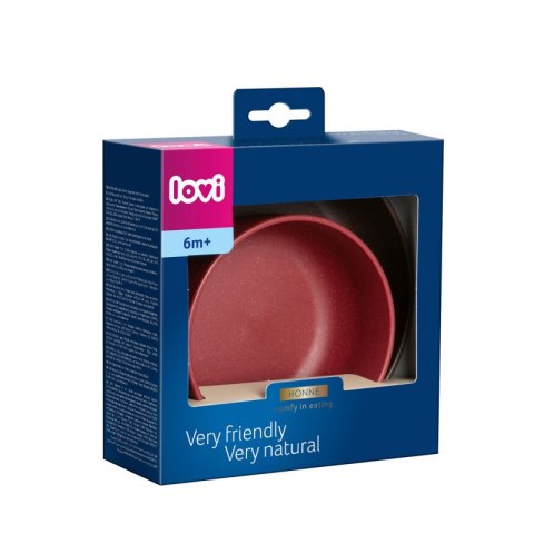 LOVI 21/531 Miseczki dla niemowląt 2 szt Tamarillo czerwony LOVI 21/531 Miseczki dla niemowląt 2 szt Tamarillo czerwony