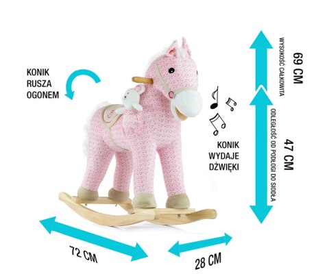 MILLY MALLY 0461 Koń Pony pink MILLY MALLY 0461 Koń Pony pink