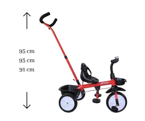MILLY MALLY 3118 Rowerek trójkołowy Axel red