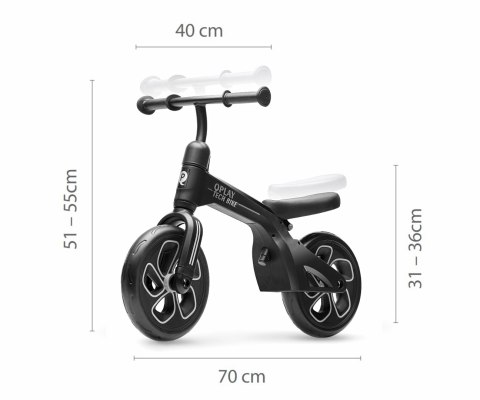 MILLY MALLY 4091 Qplay Rowerek biegowy Tech black MILLY MALLY 4091 Qplay Rowerek biegowy Tech black