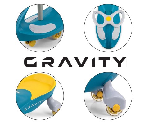MILLY MALLY Jeździk Grawitacyjny Gravity Green Yellow MILLY MALLY Jeździk Grawitacyjny Gravity Green Yellow