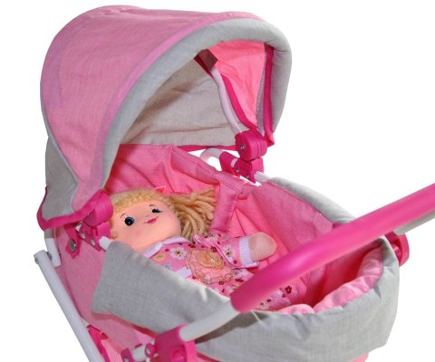 MILLY MALLY Wózek dla lalek Alice Prestige Pink MILLY MALLY Wózek dla lalek Alice Prestige Pink