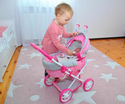 MILLY MALLY Wózek dla lalek Alice Prestige Pink MILLY MALLY Wózek dla lalek Alice Prestige Pink