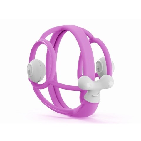 MOMBELLA 8106 Gryzak z grzechotką Ślimak purple MOMBELLA 8106 Gryzak z grzechotką Ślimak purple