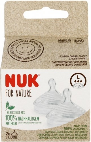 NUK 124027 Smoczek na butelkę L 2 szt NUK 124027 Smoczek na butelkę L 2 szt