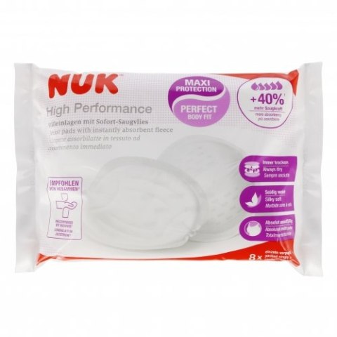 NUK 252137 Wkładki laktacyjne HIGH PEFORMENCE 8szt. NUK 252137 Wkładki laktacyjne HIGH PEFORMENCE 8szt.