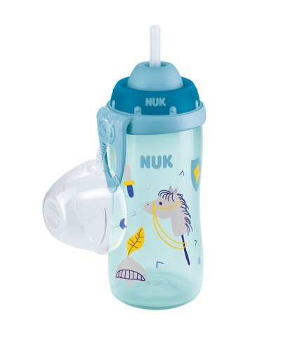 NUK 255410 Kubek 300ml FLEXI CUP ze słomką NUK 255410 Kubek 300ml FLEXI CUP ze słomką