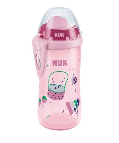 NUK 255410 Kubek 300ml FLEXI CUP ze słomką NUK 255410 Kubek 300ml FLEXI CUP ze słomką