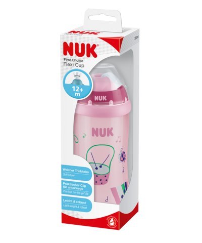NUK 255410 Kubek 300ml FLEXI CUP ze słomką NUK 255410 Kubek 300ml FLEXI CUP ze słomką