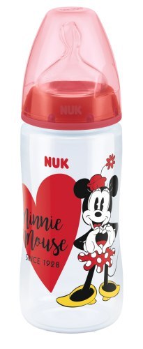 NUK 741019 Butelka FC+ PP 300ml ze wskaźnikiem temperatury DISNEY MYSZKA MIKI smoczek silikonowy M 6-18 NUK 741019 Butelka FC+ PP 300ml ze wskaźnikiem temperatury DISNEY MYSZKA MIKI smoczek silikonowy M 6-18