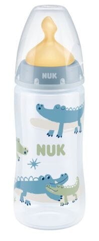 NUK 741927 Butelka FC+ PP 300 ml z wskaźnikiem temperatury smoczek lateksowy 0-6 m-cy M