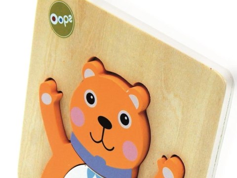 OOPS OP1601511 Układanka Puzzle 3D Miś 12+ OOPS OP1601511 Układanka Puzzle 3D Miś 12+
