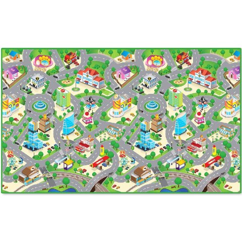 SMILY PLAY SP84511 Mata piankowa miasto 200x120cmx3mm SMILY PLAY SP84511 Mata piankowa miasto 200x120cmx3mm