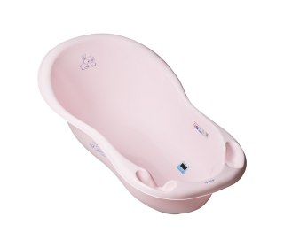 TEGA KR-005-104 Wanna dziecięca 102 cm LUX KRÓLICZKI z odpływem j.różowy