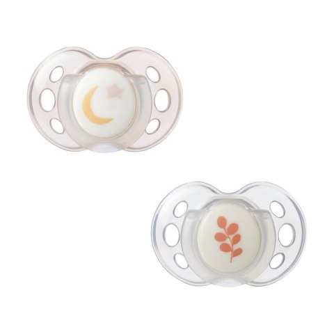 TOMMEE TIPPEE TTP43340094 Smoczki uspokajające NIGHT TIME 18-36m mix 2pak TOMMEE TIPPEE TTP43340094 Smoczki uspokajające NIGHT TIME 18-36m mix 2pak