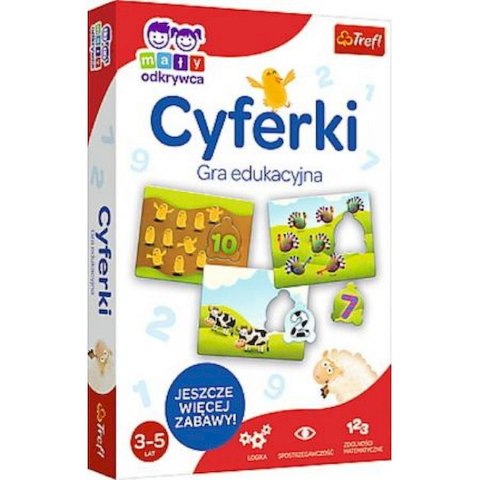 TREFL 01946 Gra Cyferki Mały Odkrywca 3+* TREFL 01946 Gra Cyferki Mały Odkrywca 3+*