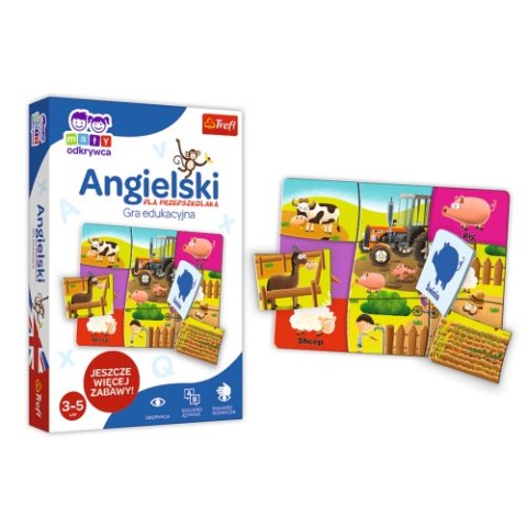 TREFL 01949 Gra Angielski dla przedszkolaka/Mały Odkrywca TREFL 01949 Gra Angielski dla przedszkolaka/Mały Odkrywca