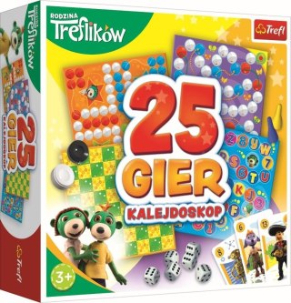 TREFL 02119 Kalejdoskop 25 gier Rodzina Treflików*