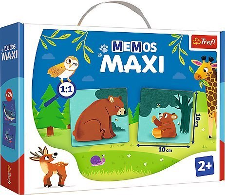 TREFL 02268 Gra Memos Maxi Zwierzęta i ich dzieci TREFL 02268 Gra Memos Maxi Zwierzęta i ich dzieci