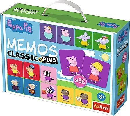 TREFL 02270 Gra Memos Classic&plus Świnka Peppa TREFL 02270 Gra Memos Classic&plus Świnka Peppa