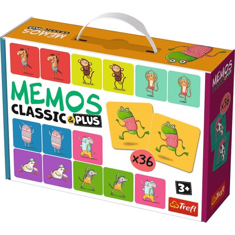 TREFL 02271 Gra Memos classic&plus Ruch i dźwięk TREFL 02271 Gra Memos classic&plus Ruch i dźwięk