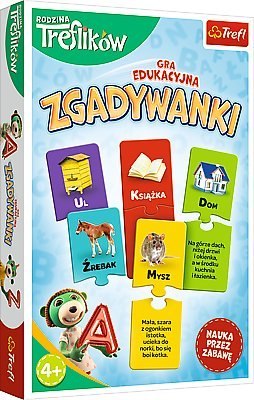 TREFL 02338 Gra Zagadkowy Alfabet Rodzina Treflików TREFL 02338 Gra Zagadkowy Alfabet Rodzina Treflików