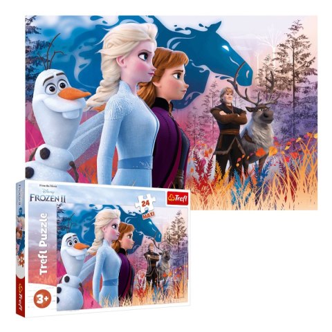 TREFL 14298 Puzzle 24 MAXI Magiczna wyprawa Kraina Lodu II 3+ TREFL 14298 Puzzle 24 MAXI Magiczna wyprawa Kraina Lodu II 3+