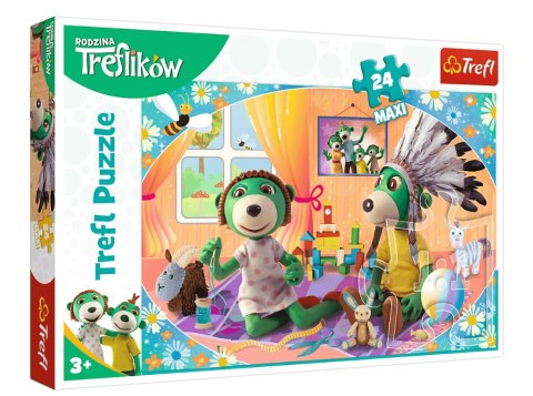 TREFL 14319 Puzzle 24 MAXI Bawmy się razem! TREFL 14319 Puzzle 24 MAXI Bawmy się razem!