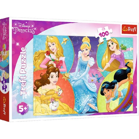TREFL 16419 Puzzle 100 el. Poznaj urocze Księżniczki* TREFL 16419 Puzzle 100 el. Poznaj urocze Księżniczki*